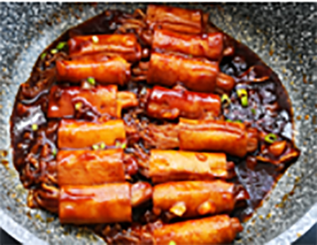 Braised Bean Curd Enoki Mushroom recipe