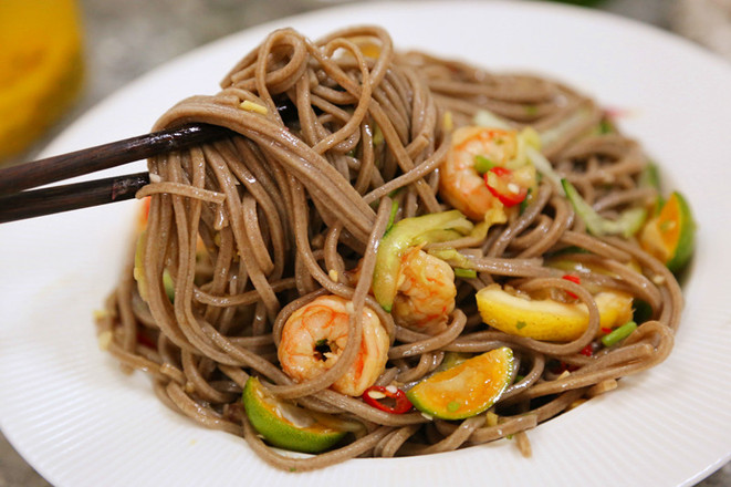 Sour and Spicy Soba Noodles-essential for Weight Loss in Summer recipe