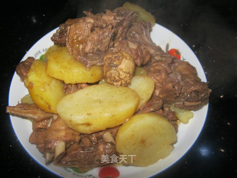 Braised Duck with Potatoes recipe