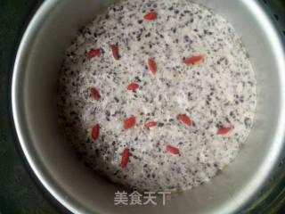 Black Sesame Hair Cake recipe