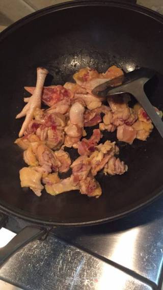 Stir-fried Chicken with Mushrooms recipe