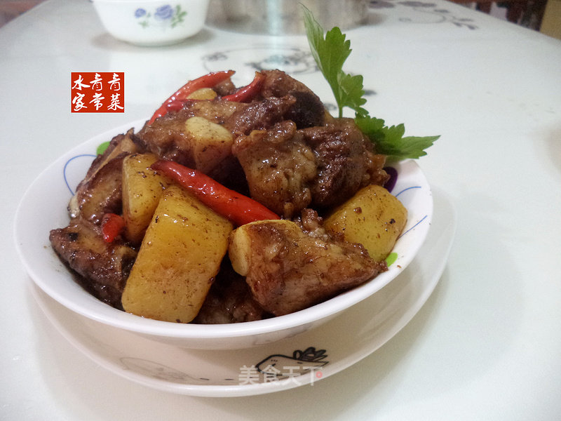 Braised Pork Ribs with Potatoes recipe