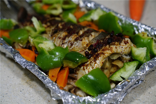 Grilled Fish with Seasonal Vegetable Sauce recipe