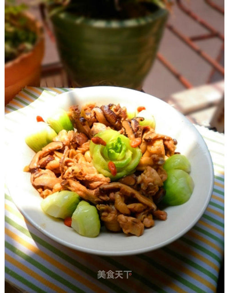 Enhance Immunity-------broiled Chicken with Mushrooms