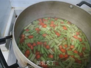 Celery Carrots Mixed with Peanuts recipe