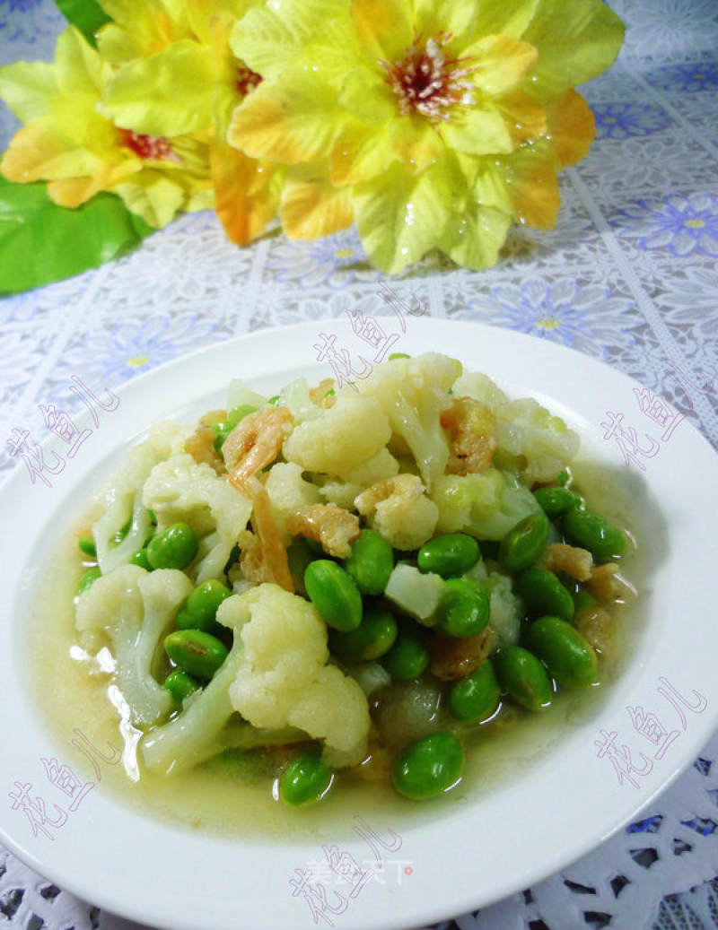 Edamame and Cauliflower recipe