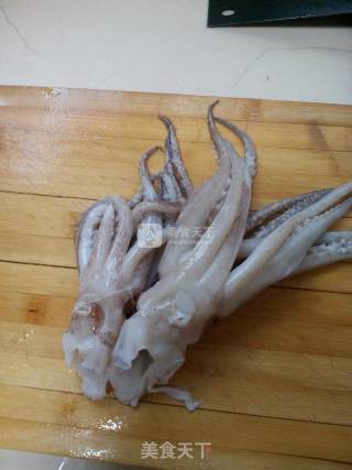 Spicy Squid with Cumin recipe