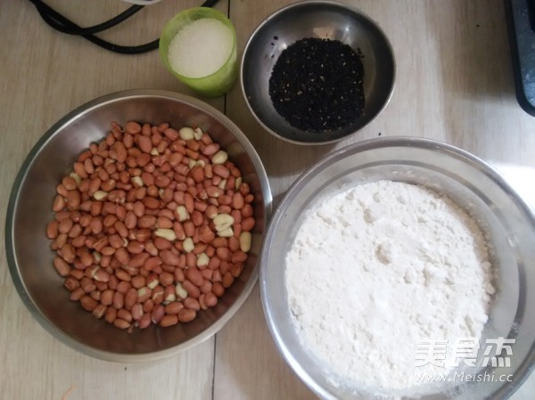 Peanut and Black Sesame Biscuits recipe