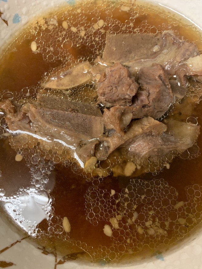 Slow Cooker Beef Bone Soup recipe