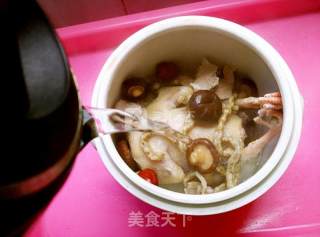 Mushroom and Cordyceps Ginseng Pigeon Soup recipe