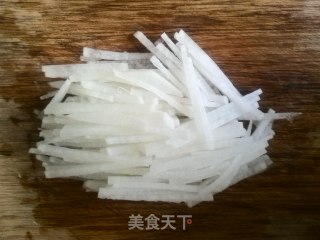 Stir-fried Shredded Radish recipe