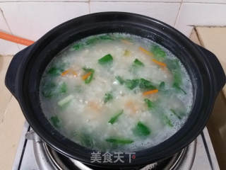 Vegetable and Lean Pork Congee recipe