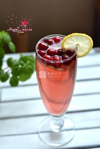 Cranberry Soda Bubble Drink recipe