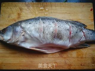 Oil Splashed Sea Bass recipe