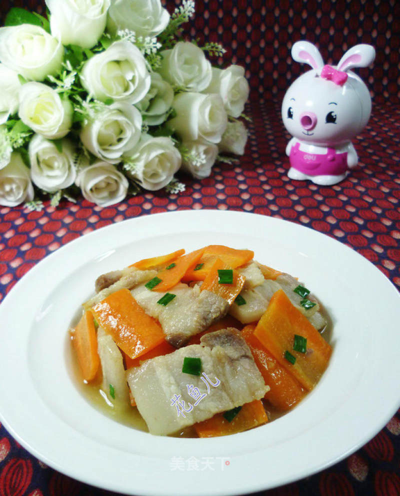 Stir-fried White Meat with Carrots recipe