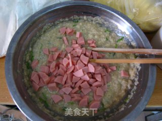 Rice Cooker-lotus Root Flour and Egg Ham Lotus Root Cake recipe