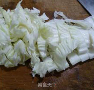 Stir-fried Rice Cake with Chinese Cabbage Dregs recipe