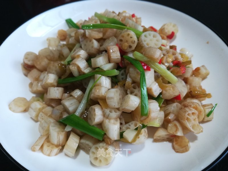 Hot and Sour Lotus Root Strips recipe