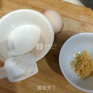 Steamed Egg with Shrimp and Rice recipe