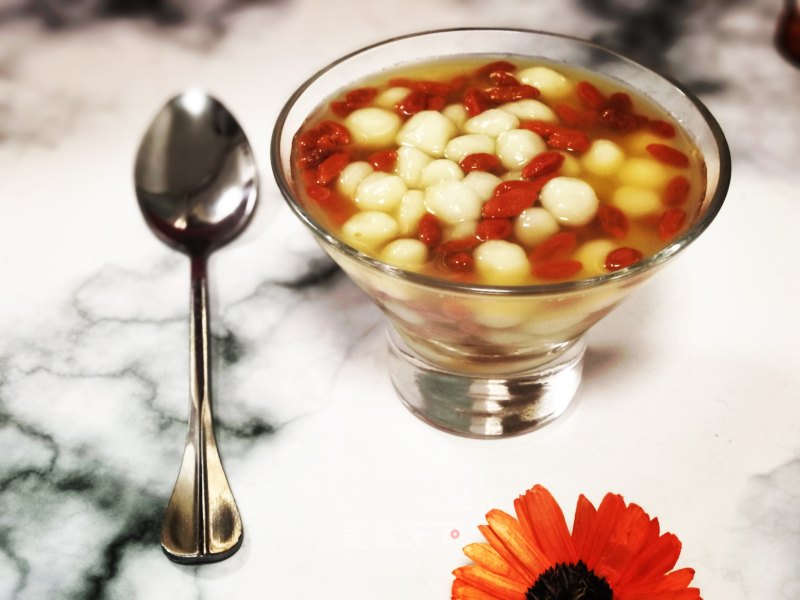 Dessert-chinese Wolfberry Glutinous Rice Balls recipe