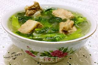 Chinese Cabbage Vermicelli Pork Rib Soup recipe