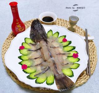 #seafood#black Fish Sashimi recipe