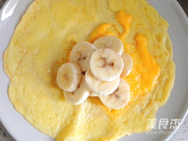 French Cheese Banana Crepes recipe