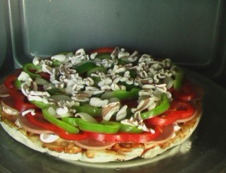 Bacon Ham Pizza recipe