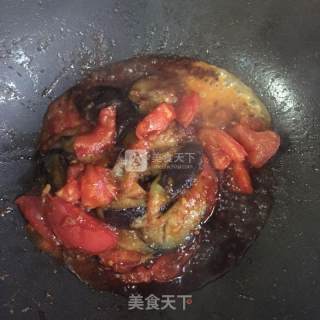Stir-fried Eggplant with Tomatoes recipe