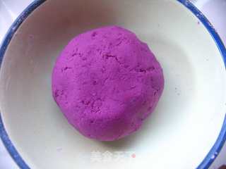 Super Soft, Glutinous and Sweet-purple Sweet Potato Sticky Rice Bean Paste Cake recipe