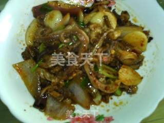 Pan-fried Squid Silk recipe