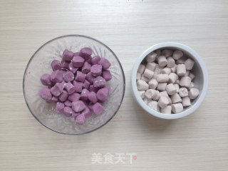 Milk Honey Bean Taro Balls recipe