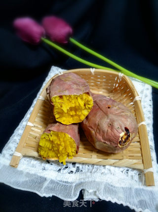 Air Fryer Roasted Sweet Potatoes recipe