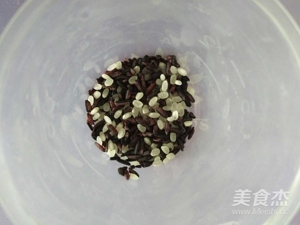 Red Bean and Purple Rice Porridge recipe