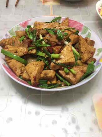 Pan-fried Old Tofu Twice-cooked Pork recipe