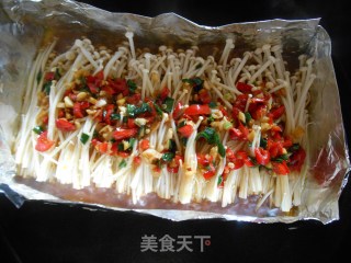 Tin Foil Enoki Mushroom recipe