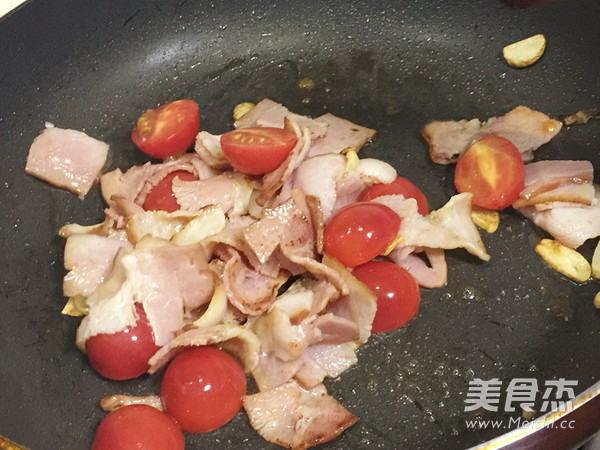 Pasta with Celery, Olive Vegetables and Bacon recipe