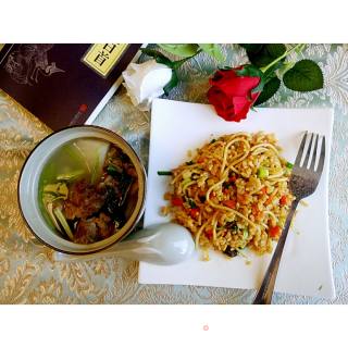 Fried Rice and Pasta Mix recipe