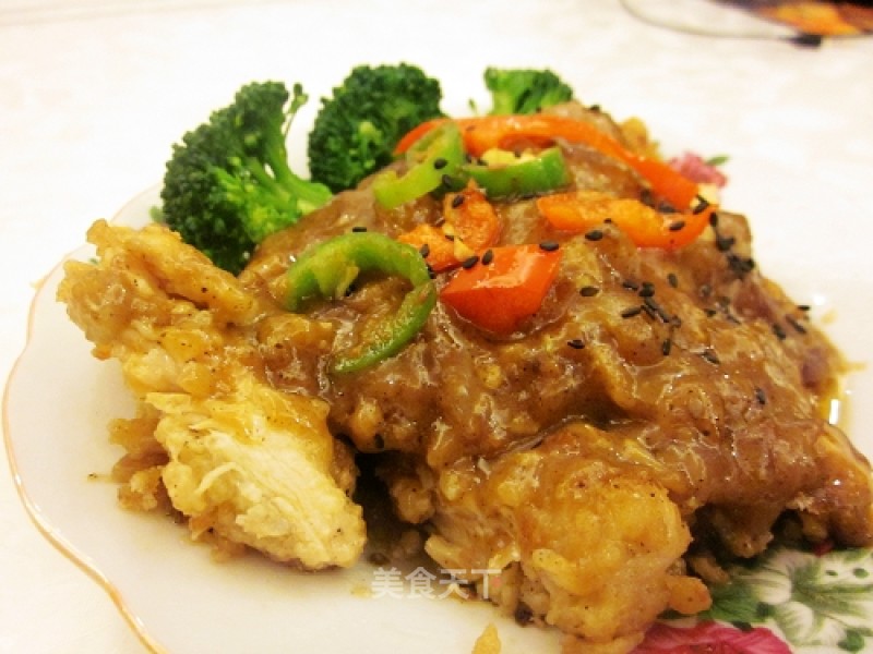 Black Pepper Chicken Chop recipe