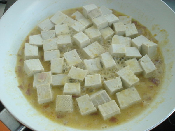 Salted Egg Yolk Tofu recipe