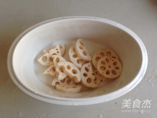 Stewed Chestnuts with Lotus Root recipe