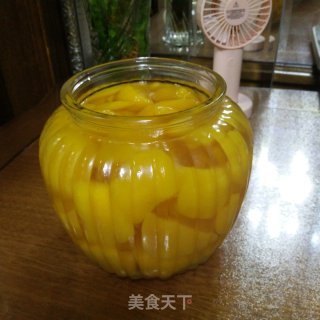 Canned Yellow Peach recipe