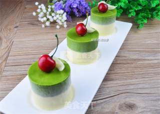 Matcha Vanilla Mousse recipe