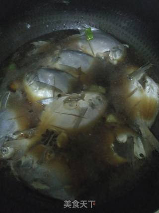 Simple Braised Silver Pomfret recipe