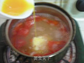 Tomato Vermicelli Egg Soup recipe