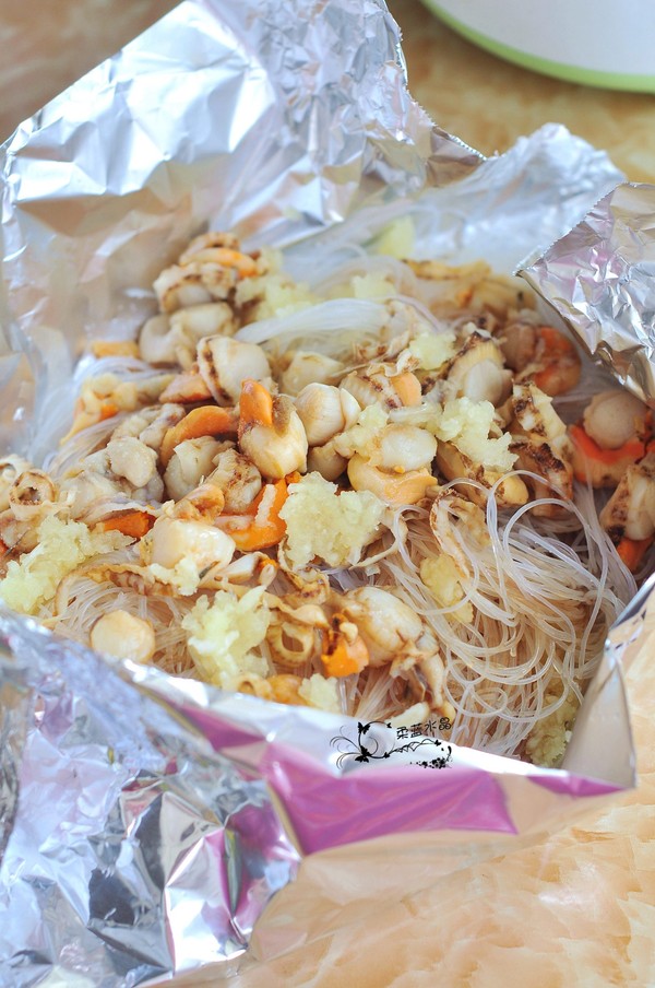 Grilled Scallop Vermicelli recipe