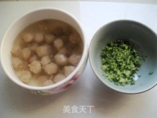 Broccoli Shrimp Ball Congee recipe