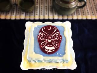 #aca Fourth Session Baking Contest# Makes Erotic Huai Jing Opera Mask Mousse Cake recipe