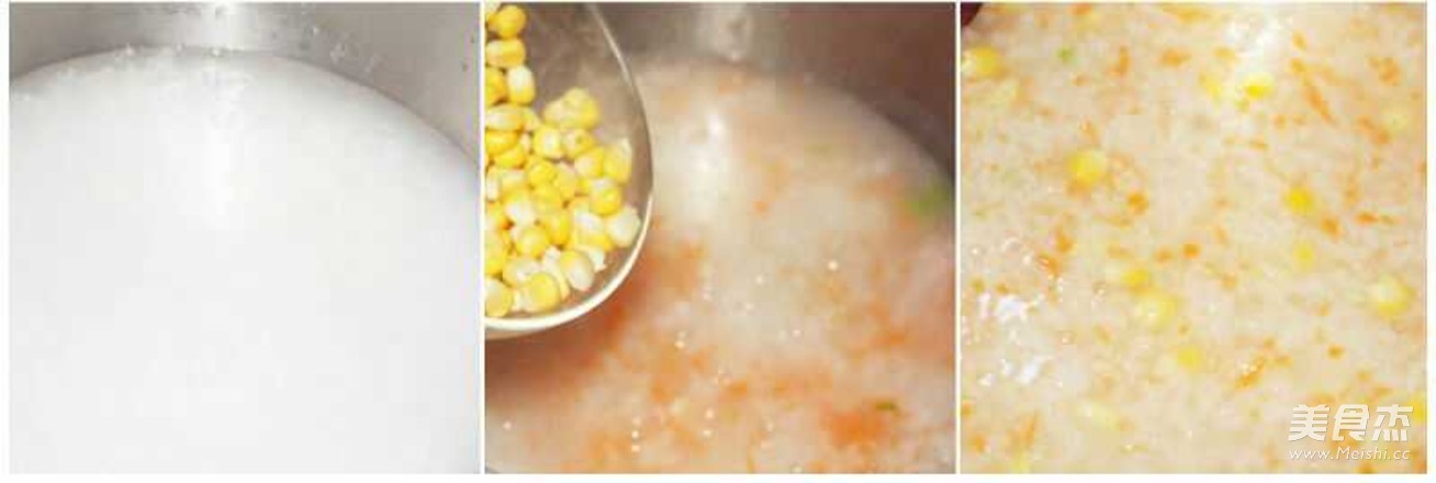 Shrimp and Seasonal Vegetable Porridge recipe