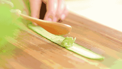 Emerald Cucumber Roll Baby Food Recipe recipe